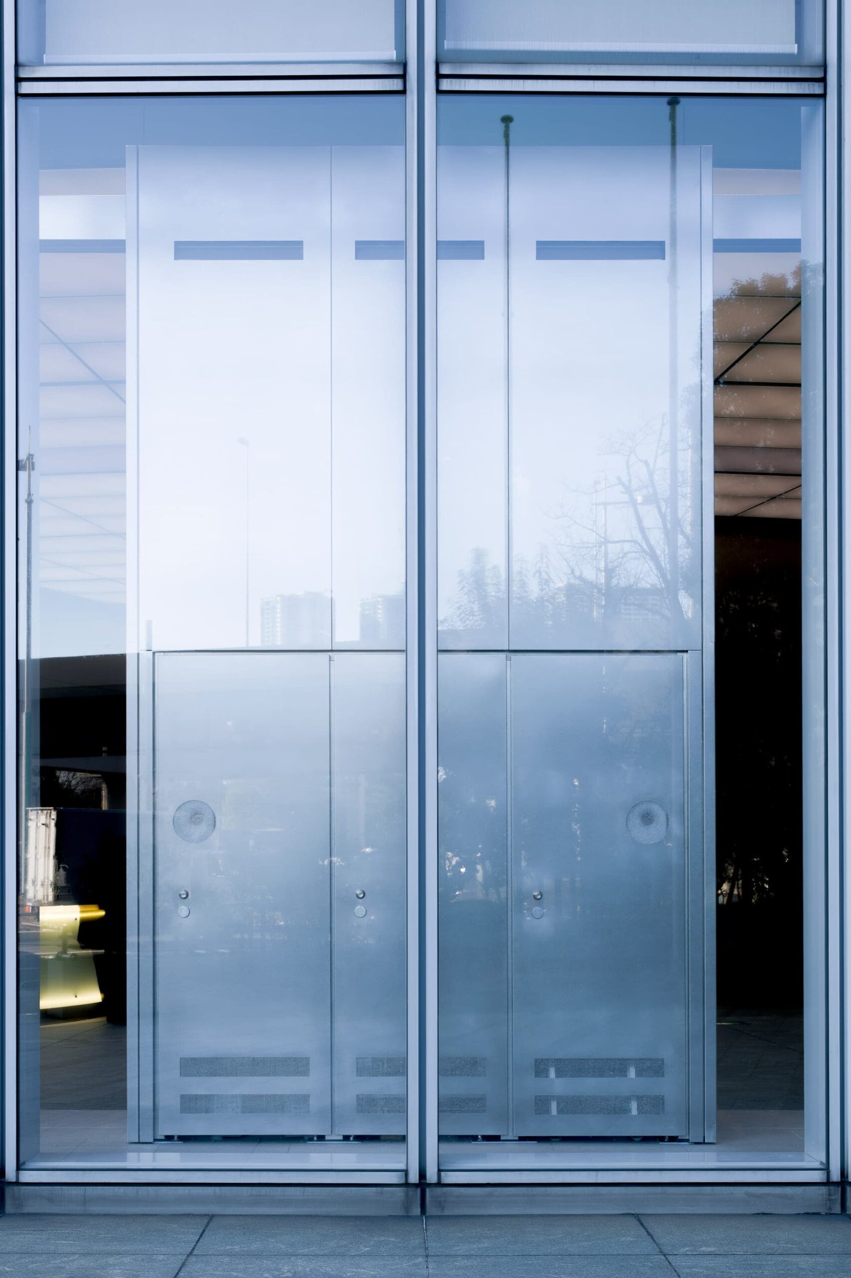 The back view from outside